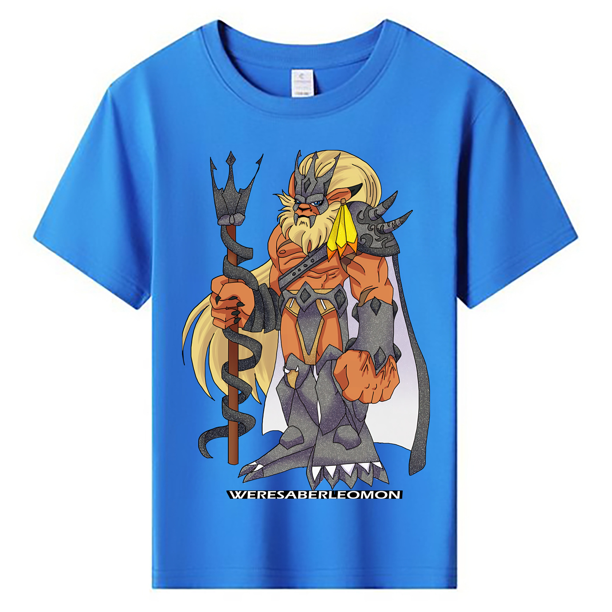 （画像用） Digimon デジタルモンスター/デジモン 綿100％キッズTシャツ（フロントプリント）